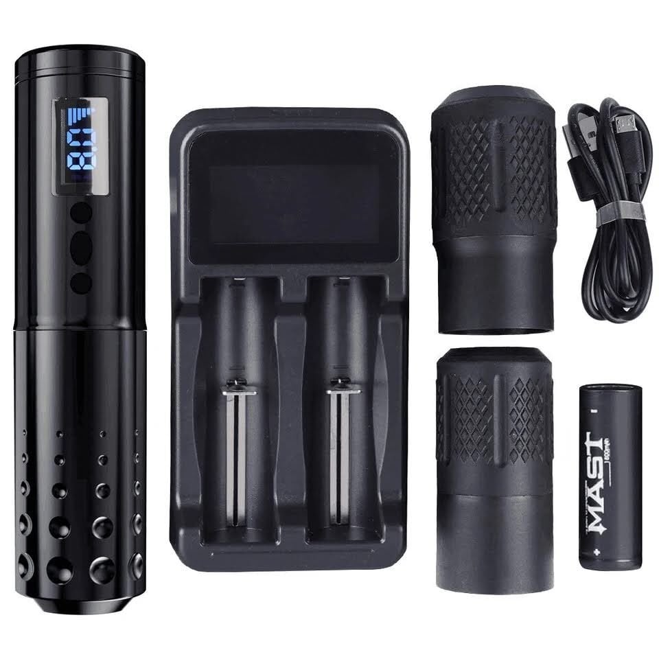 Mast Lancer wireless pen dövme makinesi 3.5-4.2mm stroke