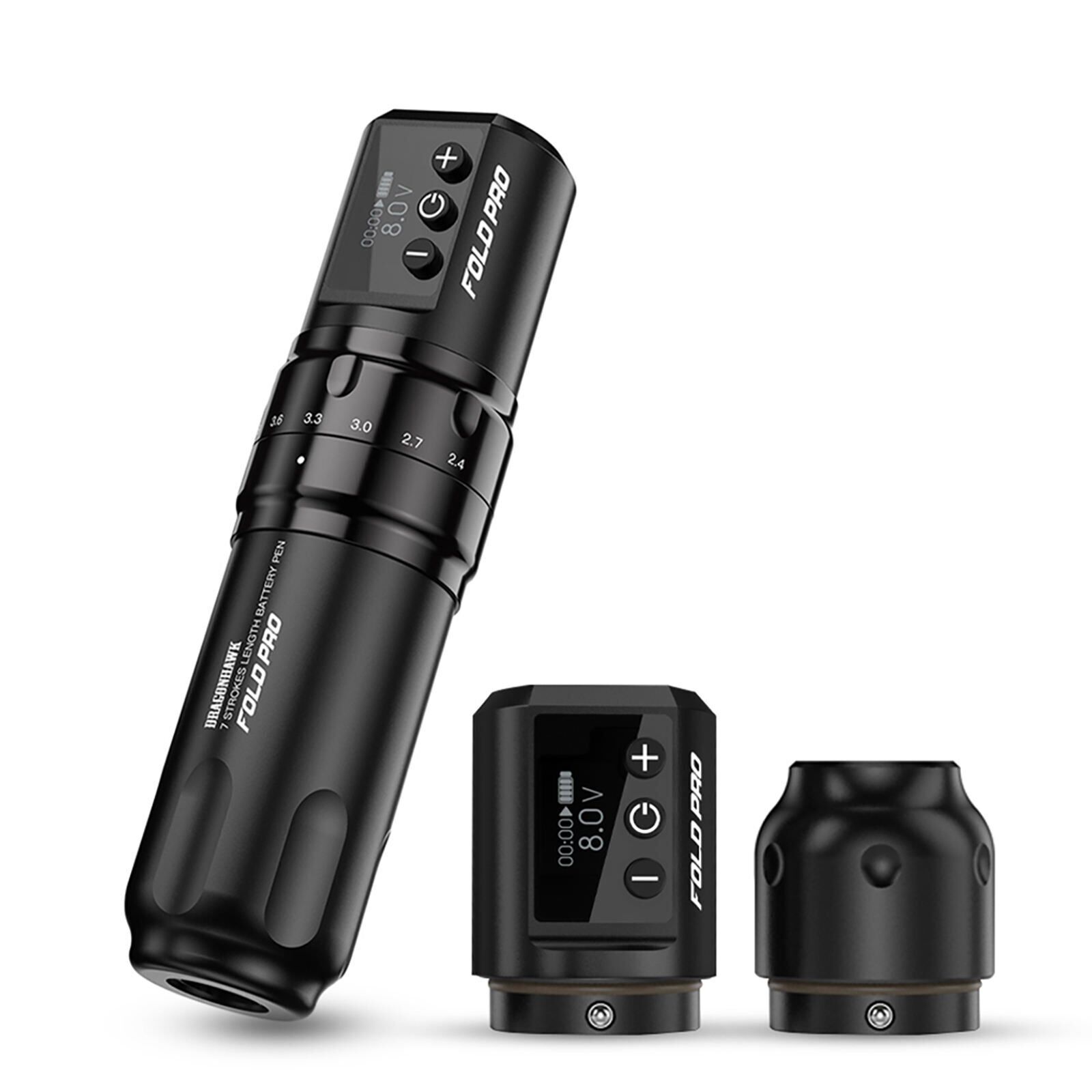 Dragonhawk fold pro dövme makinesi 2.4 -4.2mm stroke