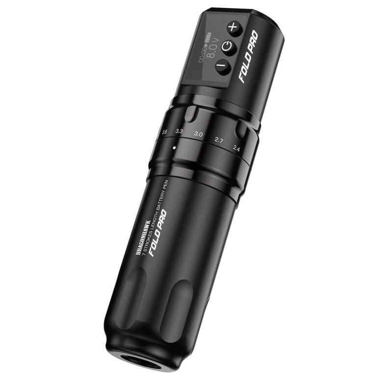 Dragonhawk fold pro dövme makinesi 2.4 -4.2mm stroke