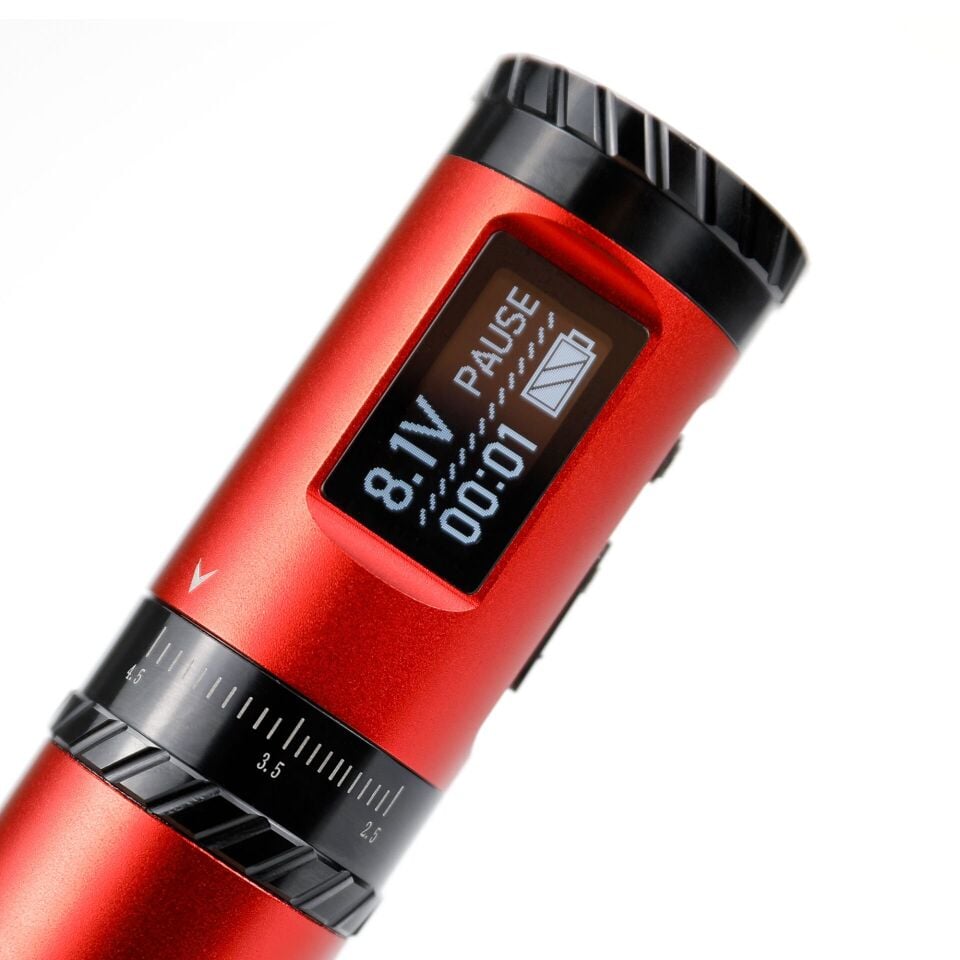 Ava EP10 Dövme makinesi  2.5-4.5mm ayarlanabilir stroke RED