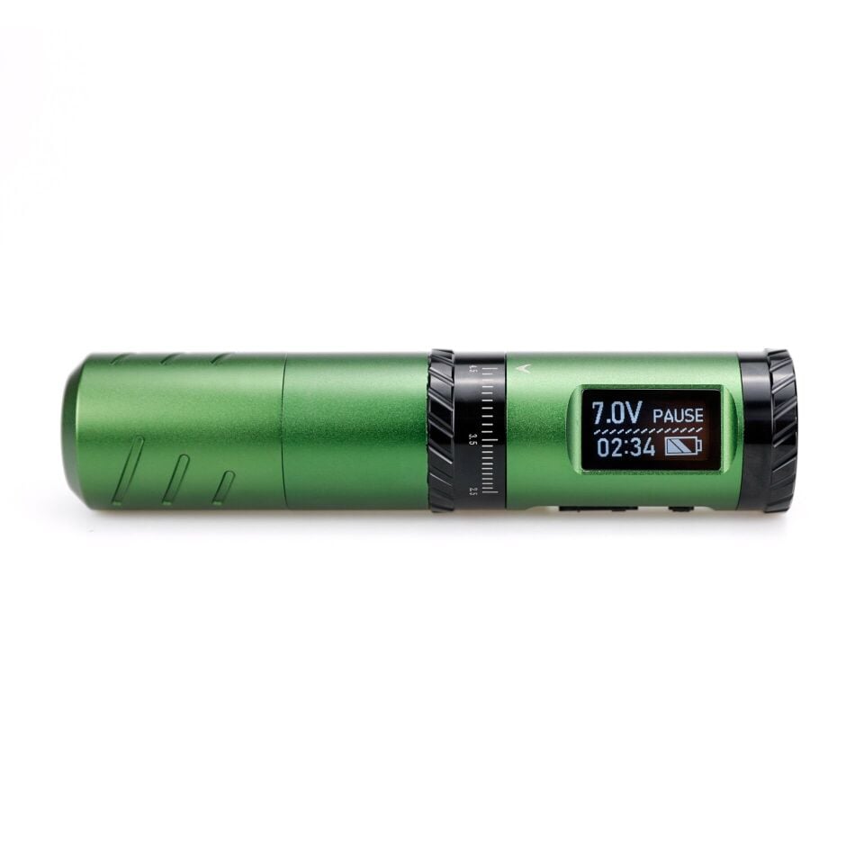 Ava EP10 Dövme makinesi  2.5-4.5mm ayarlanabilir stroke GREEN