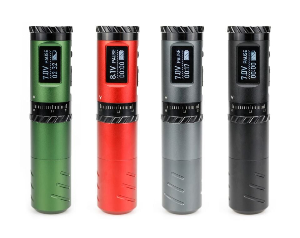 Ava EP10 Dövme makinesi  2.5-4.5mm ayarlanabilir stroke BLACK
