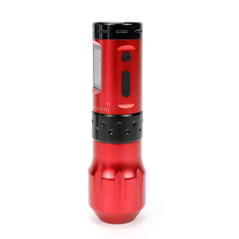 AVA UNI-B Wireless pen dövme makinesi 2.5-4.5mm storke RED