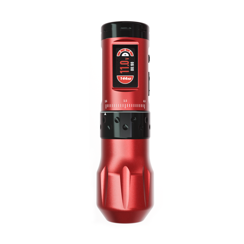 AVA UNI-B Wireless pen dövme makinesi 2.5-4.5mm storke RED