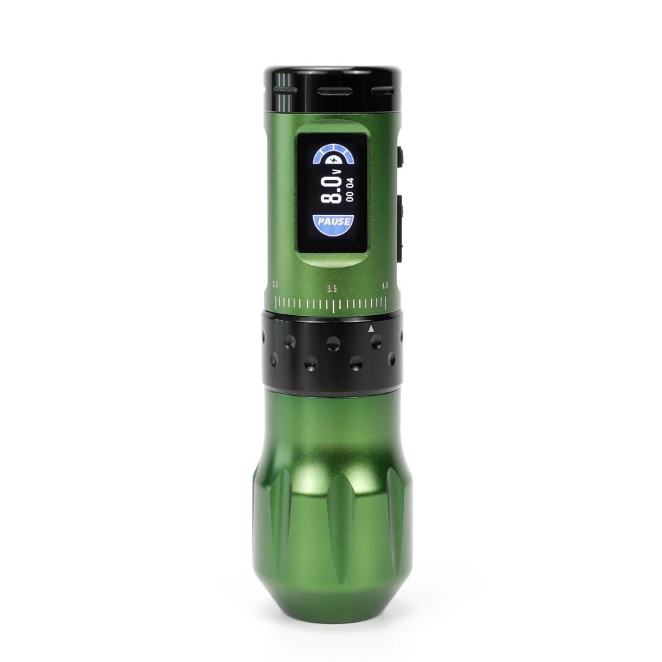 AVA UNI-B Wireless pen dövme makinesi 2.5-4.5mm storke GREEN