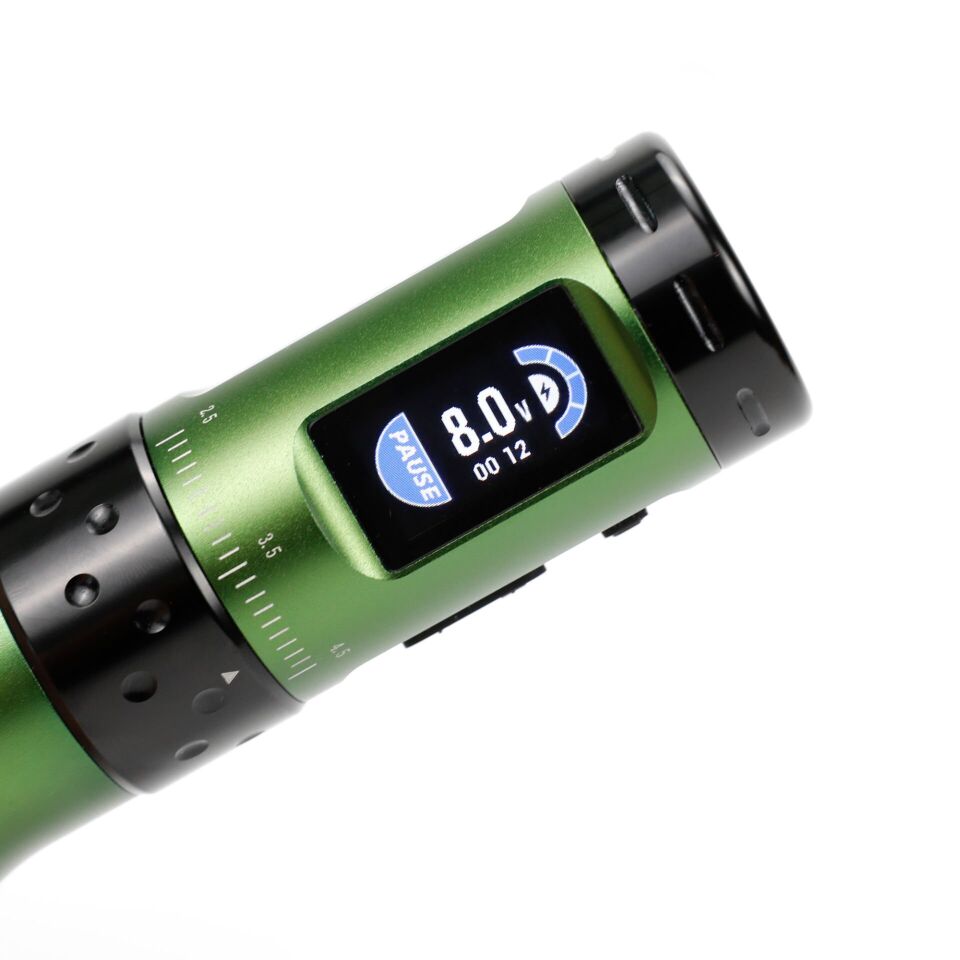 AVA UNI-B Wireless pen dövme makinesi 2.5-4.5mm storke GREEN