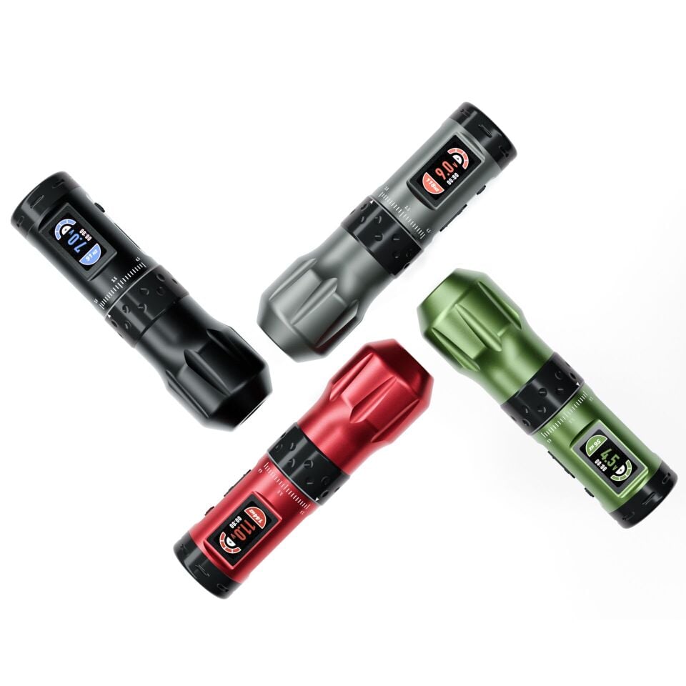 AVA UNI-B Wireless pen dövme makinesi 2.5-4.5mm storke BLACK