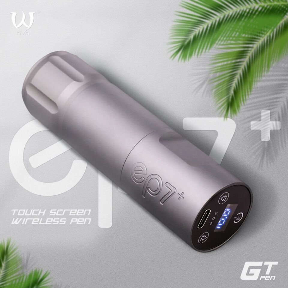 AVA EP7+ GT Wireless pen dövme makinesi 3.5-4.2mm storke GREY