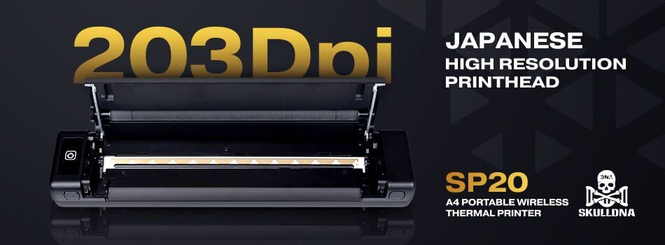 AVA Skulldna SP20 Kablosuz Termal Dövme Transfer Yazıcısı