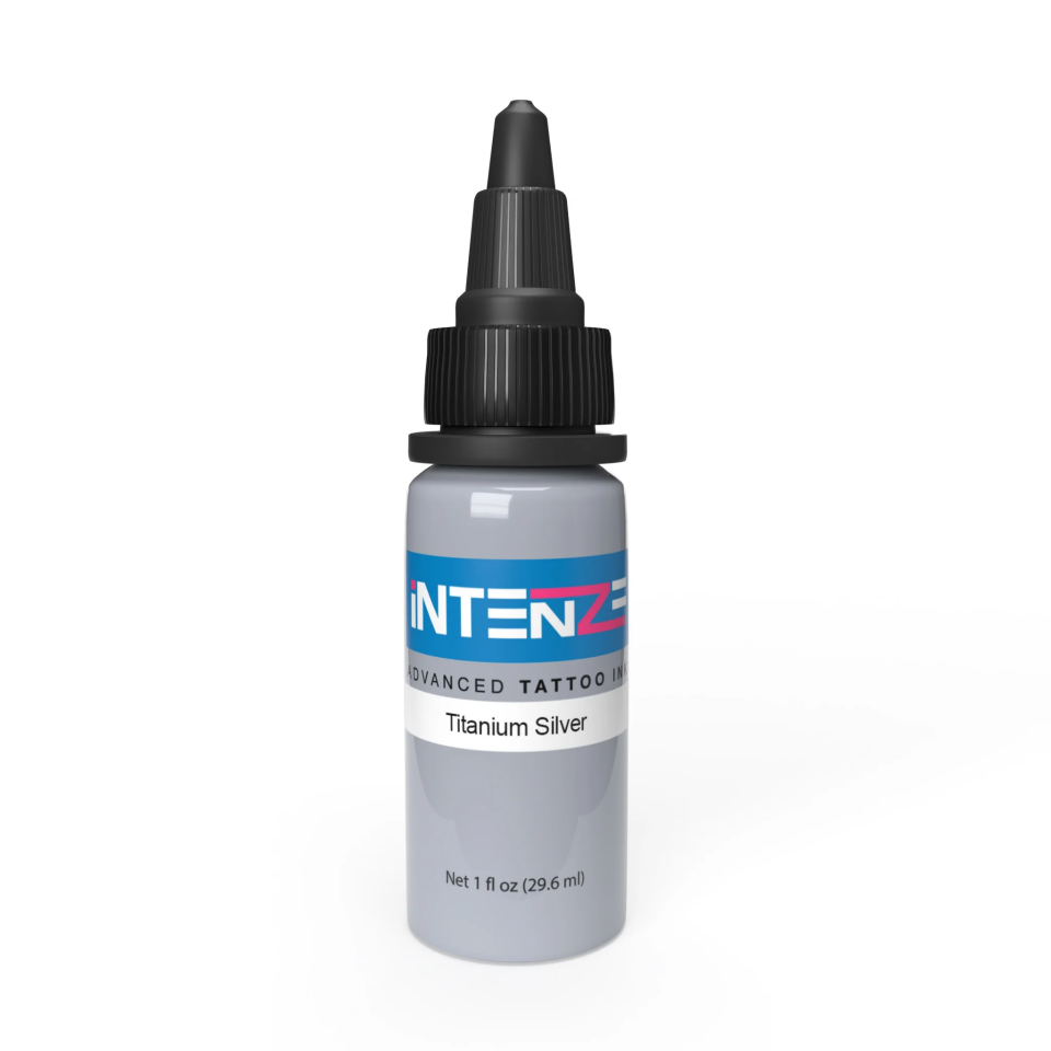 INTENZE Titanium Silver 1oz 30mm Dövme boyası