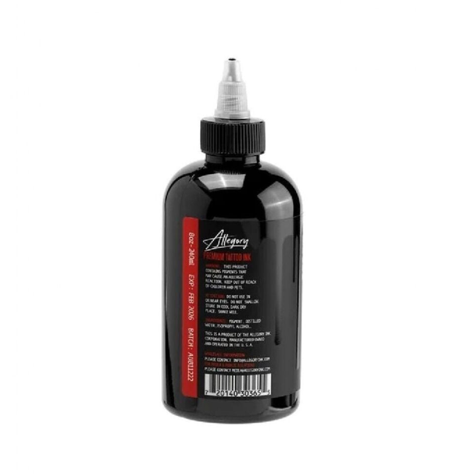 Allegory Ultra black 8öz 240ml Dövme boyası