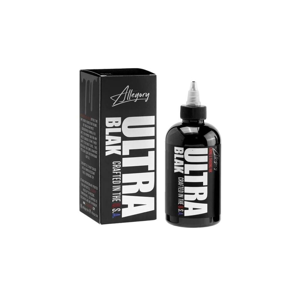 Allegory Ultra black 8öz 240ml Dövme boyası