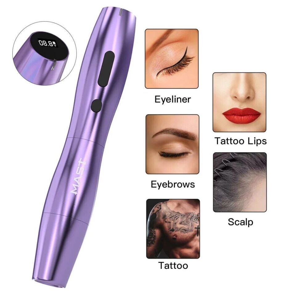 Mast P20 pen Kalıcı makyaj ve Dövme makinesi