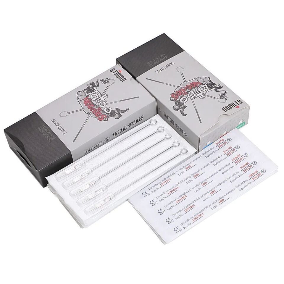 Çubuk Dövme İğnesi - Bobinli-Rotary dövmesi iğneleri 1009RL 0.30mm 50 adetli paket