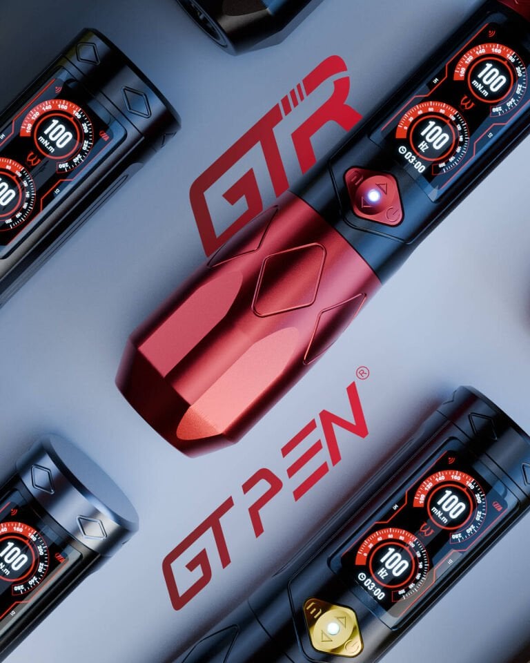 AVA GT PEN GTR Pen dövme makinesi , Wireless pen dövme makinesi 2.5-5.0mm