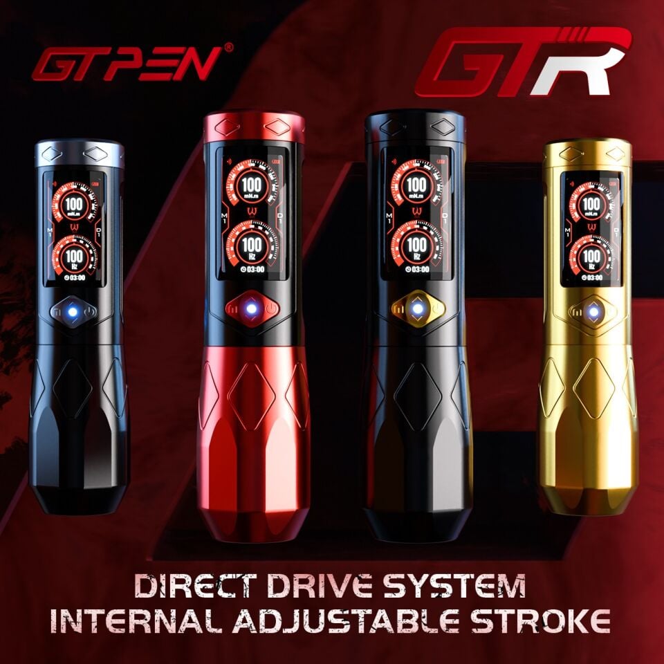 AVA GT PEN GTR Pen dövme makinesi , Wireless pen dövme makinesi 2.5-5.0mm