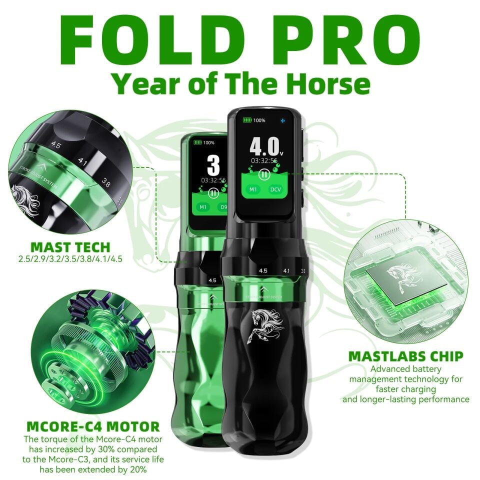 Mast Fold Pro ''Year of the Horse'' Edition | 2.5-4.5mm Stroke