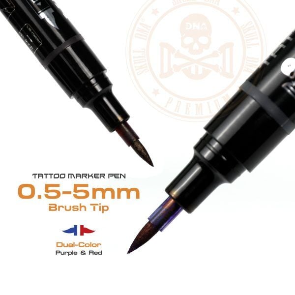 Skulldna Tattoo Marker Pen - Profesyonel Serbest El Dövme Markörü