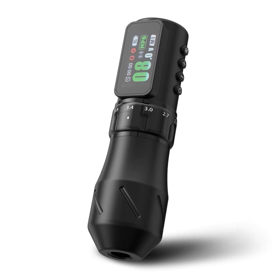 TREX F150 2200mAh 2.3-4.5mm Ayarlanabilir İğne Boyu Profesyonel Kablosuz Dövme Makinesi