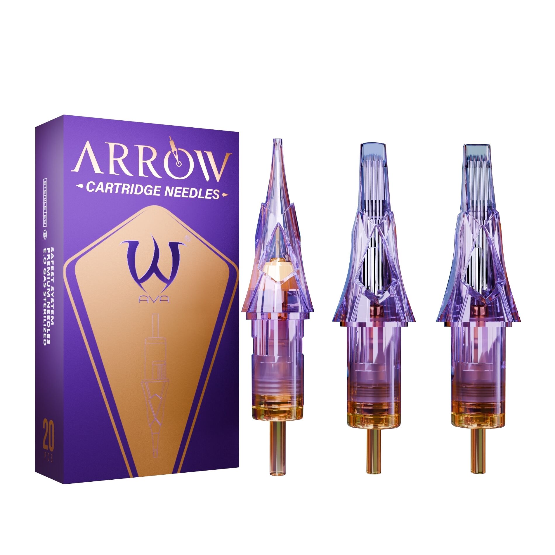 Ava Arrow Kartuş Dövme İğnesi 1001RL 0.30mm – Profesyonel Dövme İğnesi