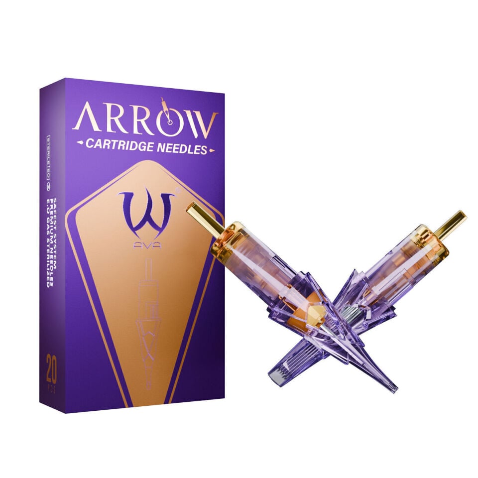 Ava Arrow Kartuş Dövme İğnesi 1207RL 0.35mm – Profesyonel Dövme İğnesi
