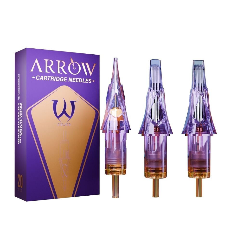 Ava Arrow Kartuş Dövme İğnesi 1207RL 0.35mm – Profesyonel Dövme İğnesi