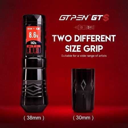 AVA GTS Ayarlanabilir Vuruşlu Kablosuz Dövme Makinesi(2.0 - 4.5 mm / Bluetooth Pedallı)